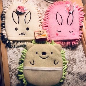 Microfiber Cleaning mittens cute bundle